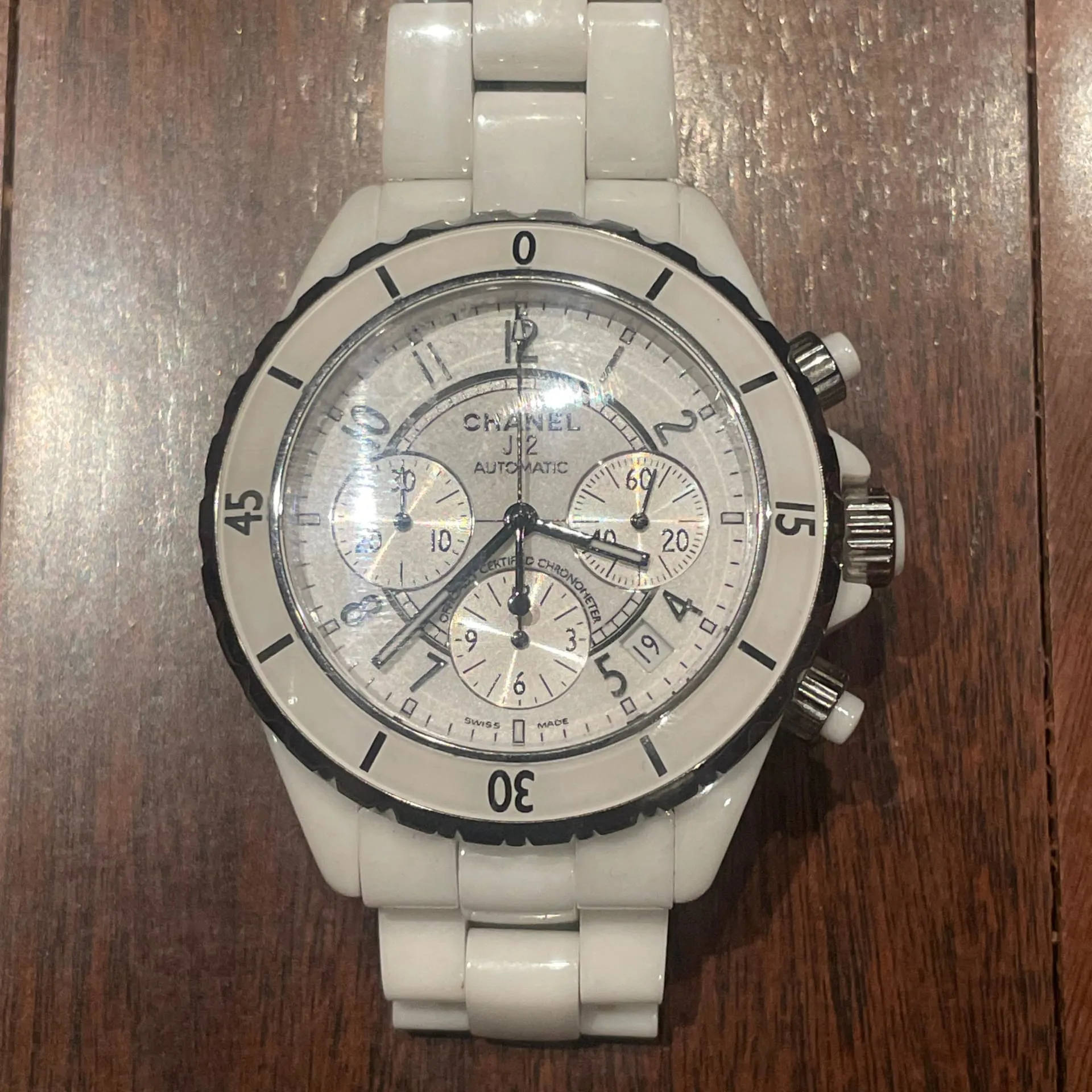 Chanel J12 H1007 41mm Ceramic White