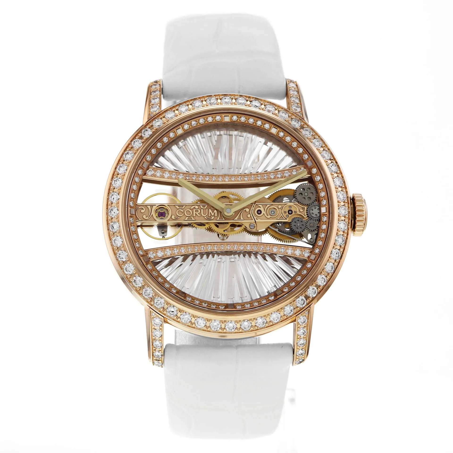 Corum Golden Bridge B113/03974 39mm Rose gold Skeletonized