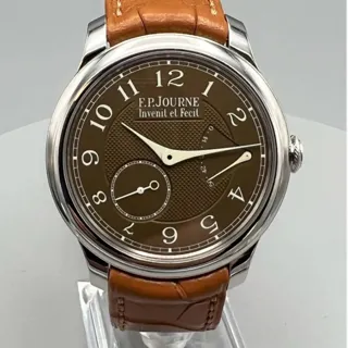 F.P. Journe Chronomètre Souverain Chronomètre Souverain Platinum Brown