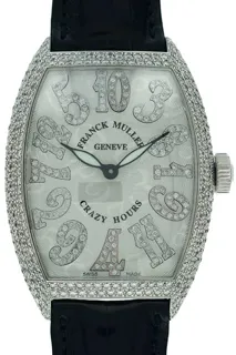 Franck Muller Crazy Hours 8880 CH NBR D6 CD White gold Silver