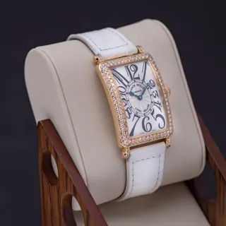 Franck Muller Long Island 952 QZ D Yellow gold Silver