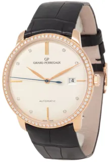 Girard-Perregaux 1966 49525d52a1a1-bk6a Rose gold Silver