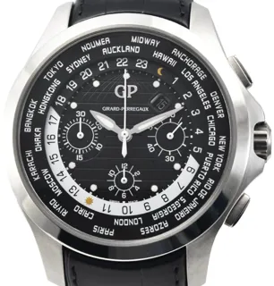 Girard-Perregaux Traveller 49700-11-631-BB6B 44mm Stainless steel Black