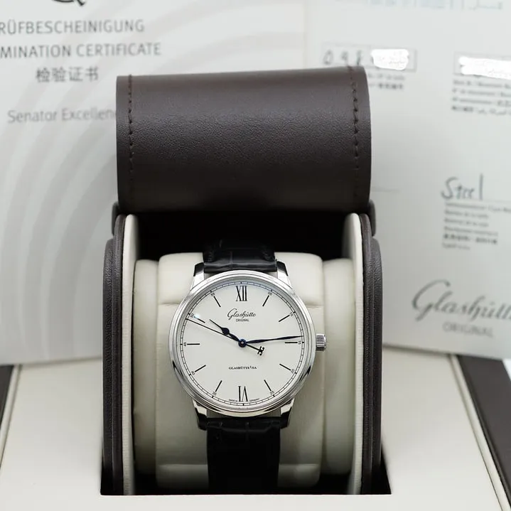 Glashütte Senator Excellence 1-36-01-01-02-01 40mm Stainless steel Silver 5