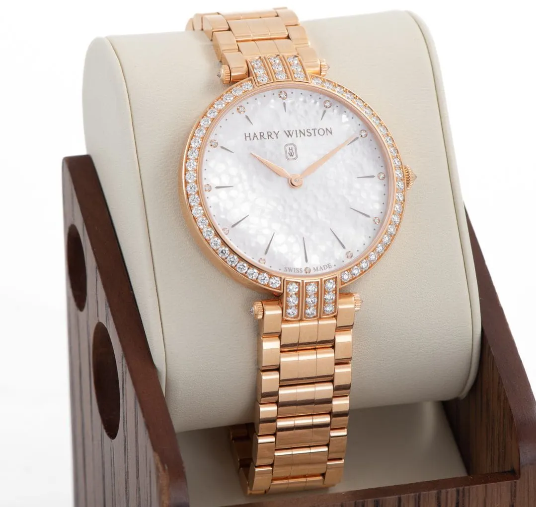 Harry Winston Premier 39mm Rose gold Mother-of-pearl