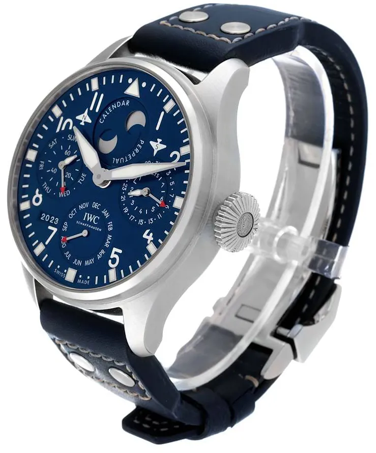 IWC Big Pilot IW503605 46.2mm Stainless steel Blue 4