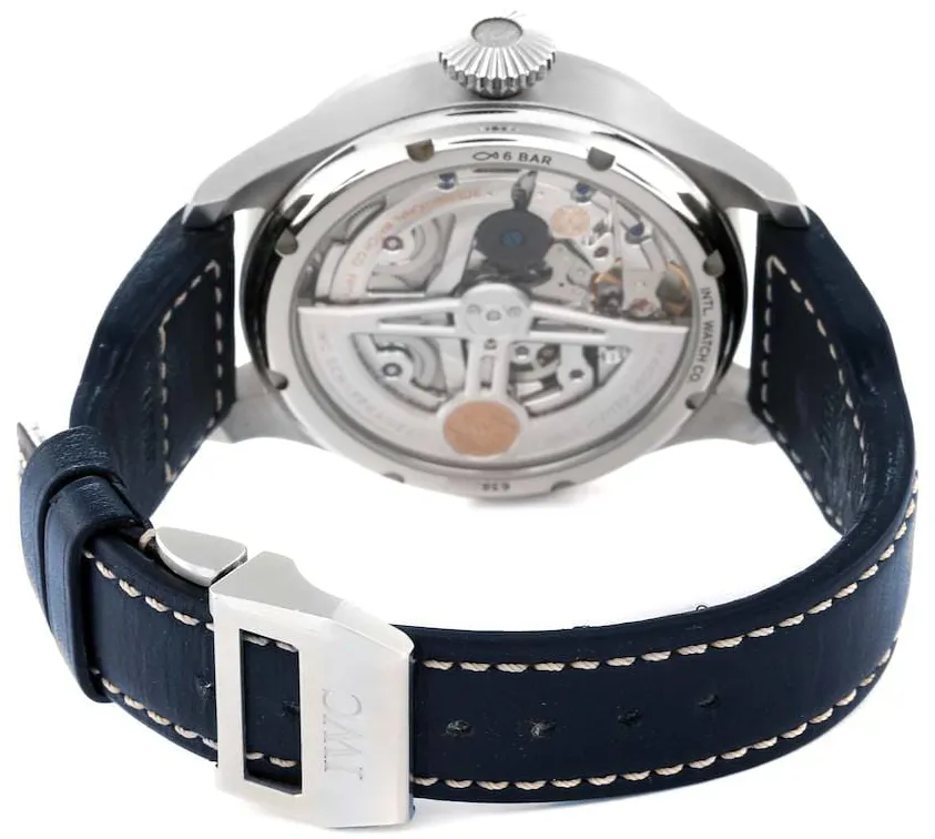 IWC Big Pilot IW503605 46.2mm Stainless steel Blue 1