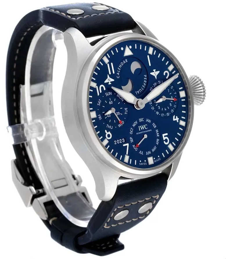 IWC Big Pilot IW503605 46.2mm Stainless steel Blue 3