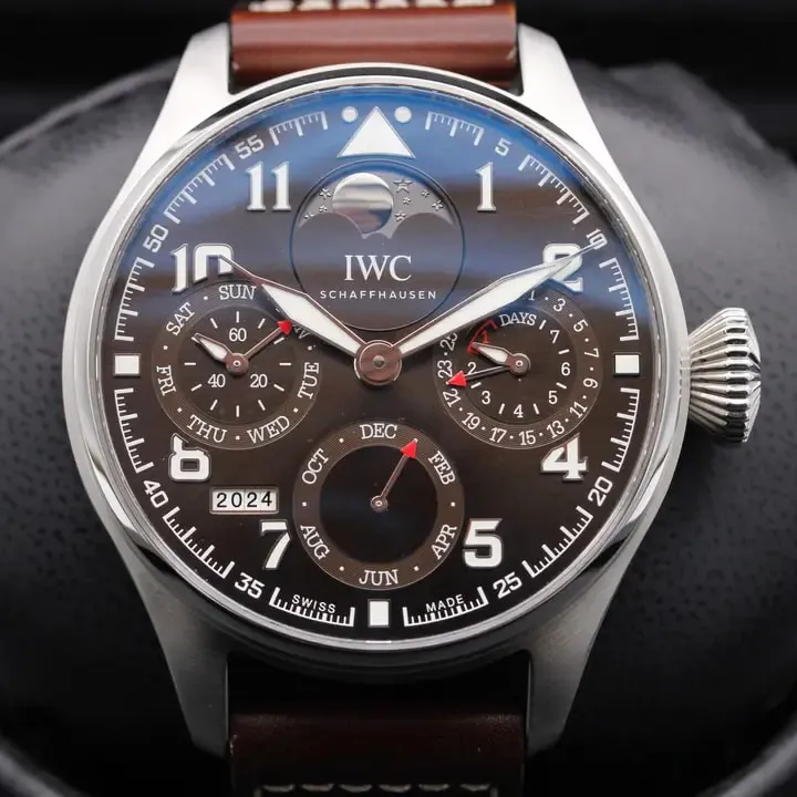 IWC Big Pilot IW503801 46mm Stainless steel Brown