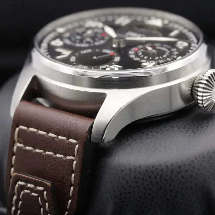 IWC Big Pilot IW503801 46mm Stainless steel Brown 7