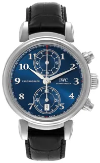 IWC Da Vinci IW393402 Stainless steel Blue