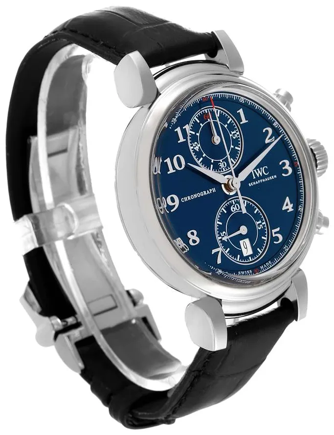 IWC Da Vinci IW393402 42mm Stainless steel Blue 3