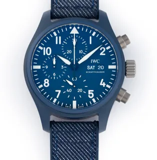 IWC Pilots Watch Chronograph IW389404 Ceramic Blue