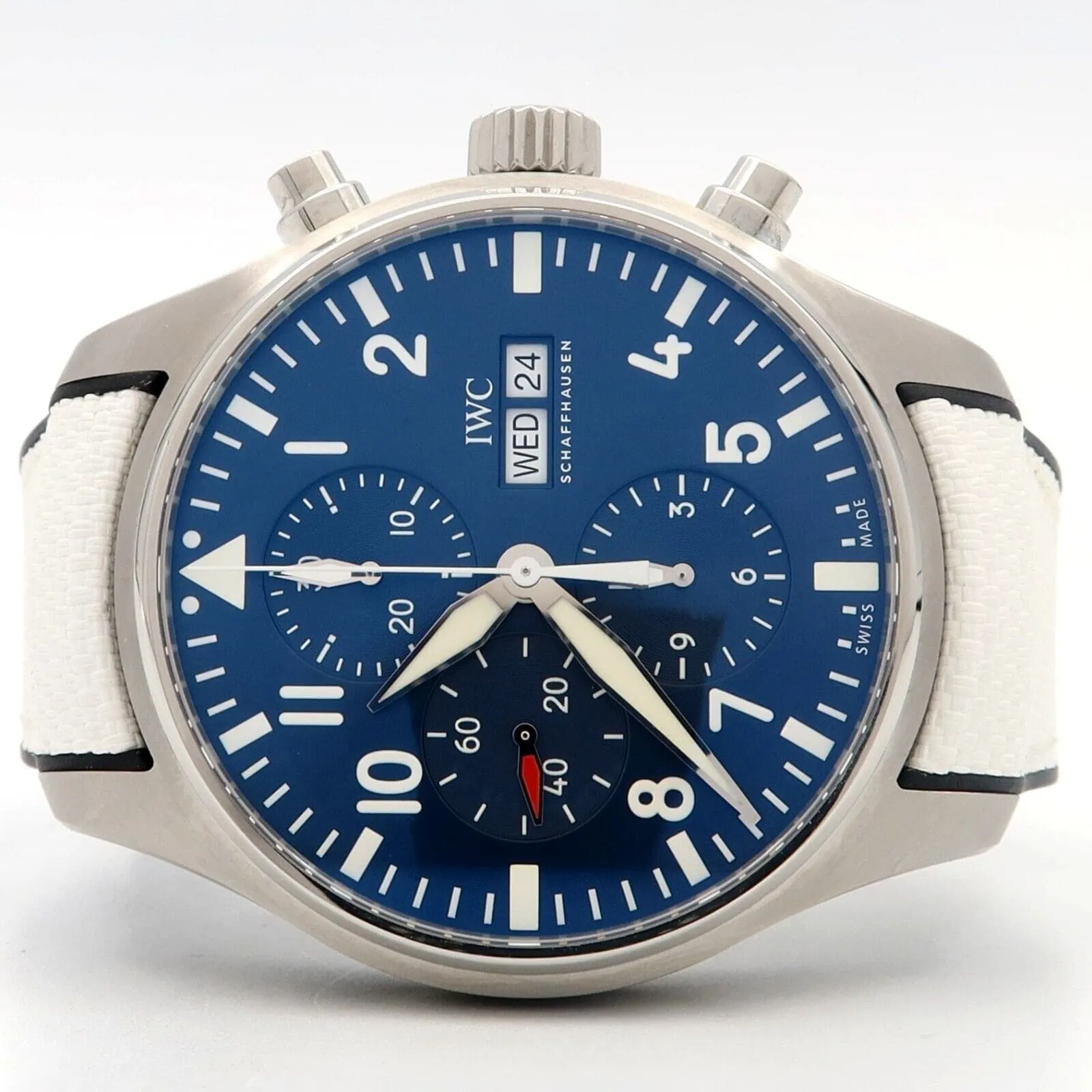 IWC Pilot Chronograph IW377714 43mm Stainless steel Blue