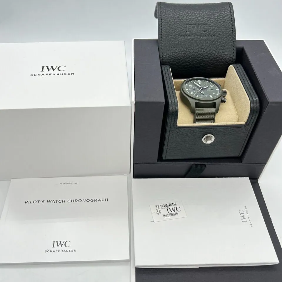 IWC Pilot Chronograph Top Gun IW389106 44mm Ceramic Green 4