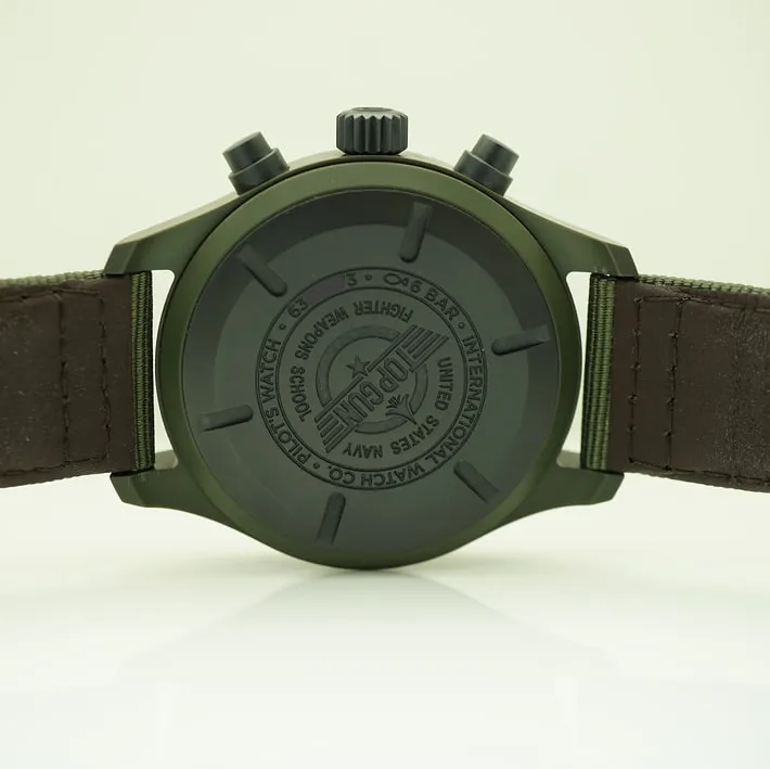 IWC Pilot Chronograph Top Gun IW389106 44mm Ceramic Green 2