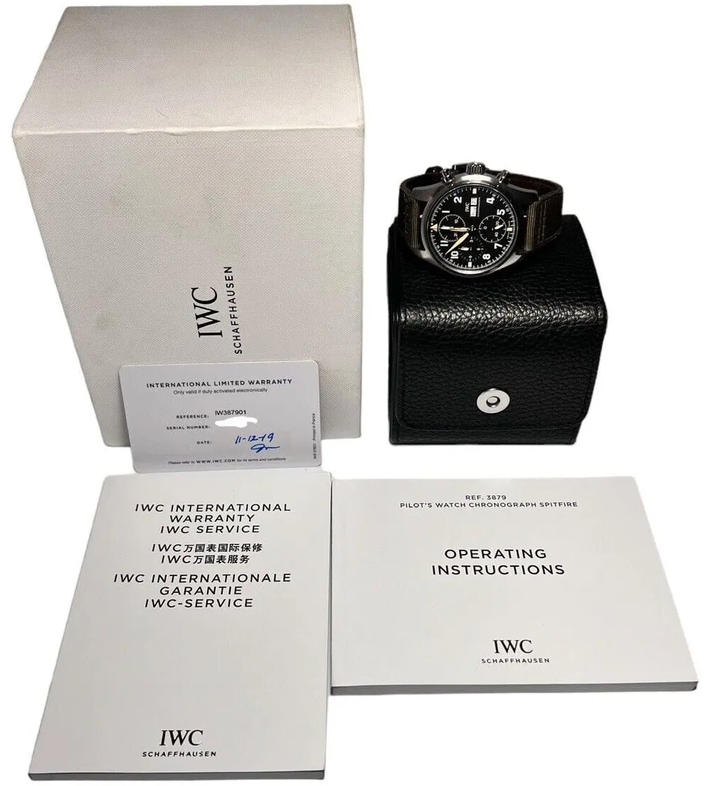 IWC Pilot IW387901 41.1mm Stainless steel Black 3