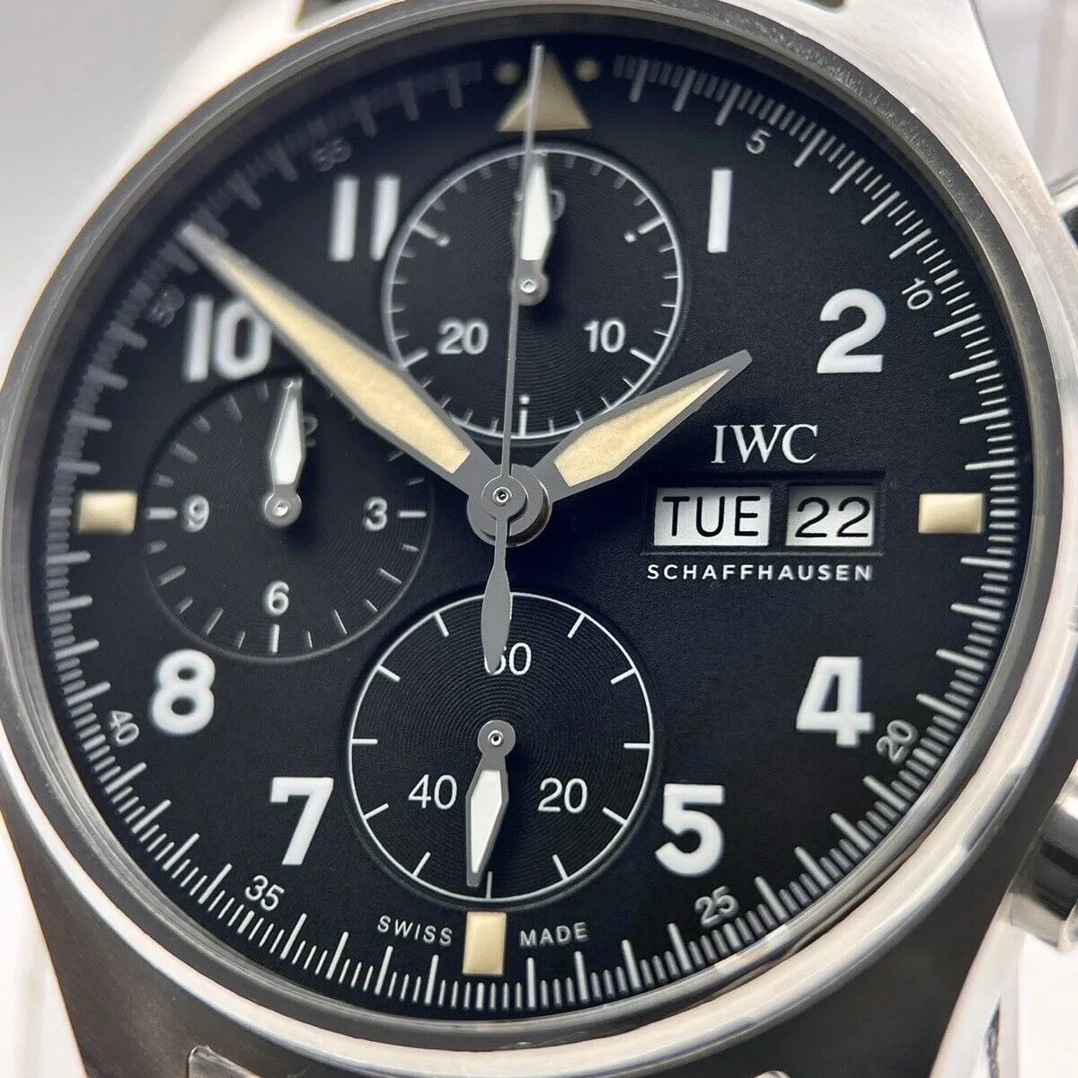 IWC Pilot IW387901 41.1mm Stainless steel Black