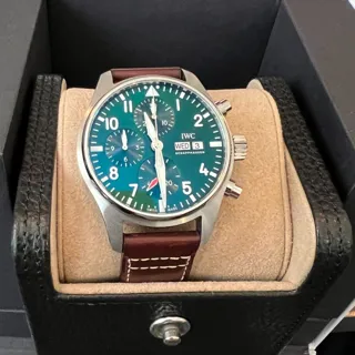 IWC Pilot IW388103 Stainless steel Green