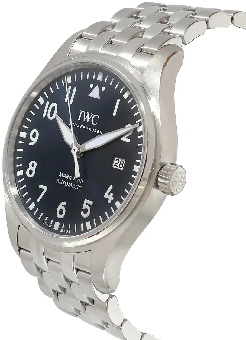 IWC Pilot Mark IW327014 40mm Stainless steel Blue 2