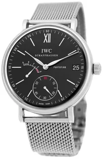 IWC Portofino Hand-Wound IW510102 45mm Stainless steel Black