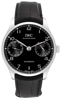 IWC Portugieser IW500703 Stainless steel Black