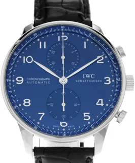 IWC Portugieser IW371432 Stainless steel Blue