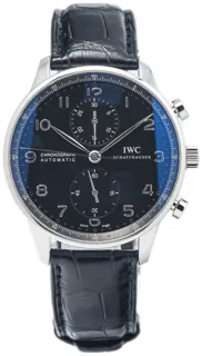 IWC Portugieser IW371447 Stainless steel Black