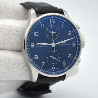 IWC Portugieser IW371491 Stainless steel Blue