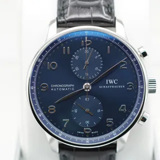 IWC Portugieser IW371491 Stainless steel Blue