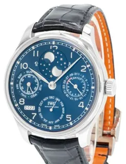 IWC Portugieser IW503401 White gold Blue