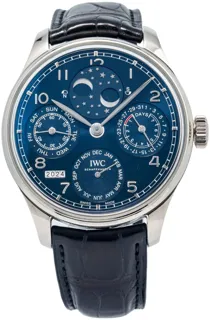 IWC Portugieser IW503401 White gold Blue