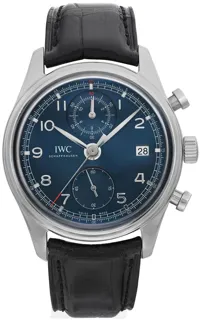 IWC Portugieser IW390406 Stainless steel Blue