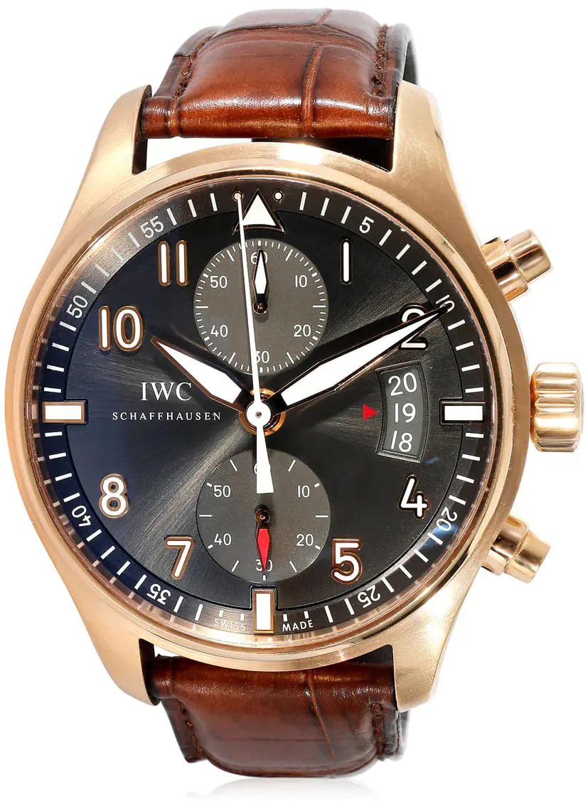 IWC Spitfire IW387803 43mm Rose gold Gray