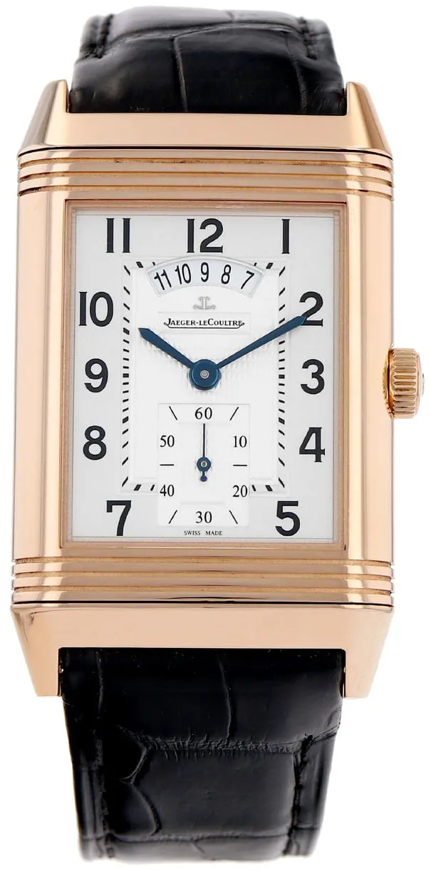 Jaeger-LeCoultre Grande Reverso Duo Q3742521 30mm Rose gold Silver