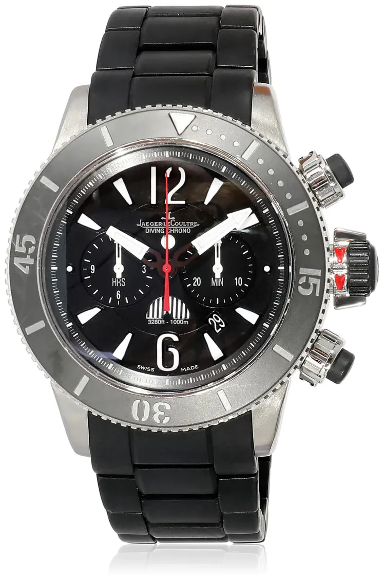 Jaeger-LeCoultre Master Compressor Diving Chronograph GMT Navy SEALs Q178T677 44mm Titanium Black