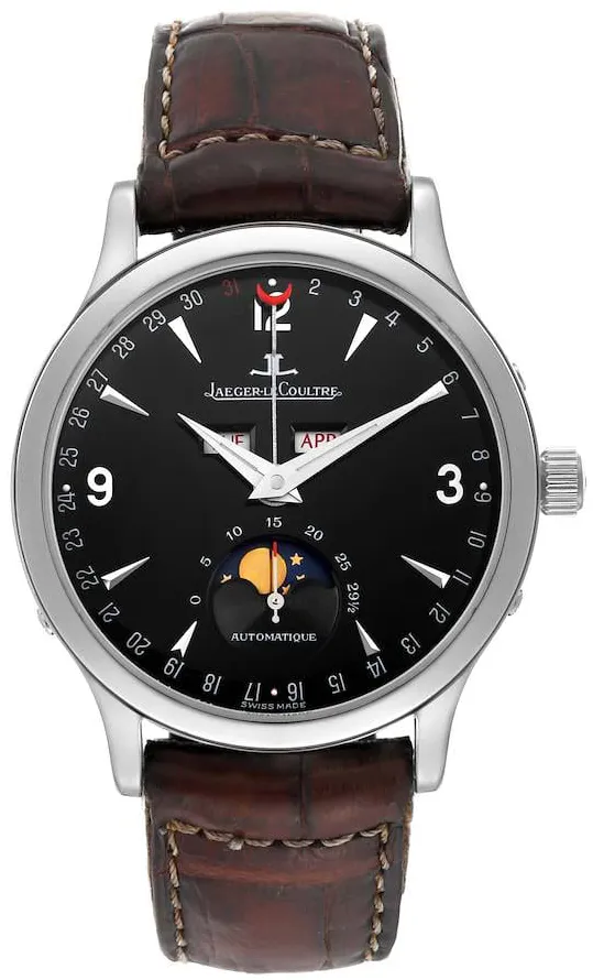 Jaeger-LeCoultre Master Moon 140.8.98.S 37mm Stainless steel Black