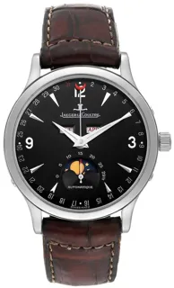 Jaeger-LeCoultre Master Moon 140.8.98.S Stainless steel Black