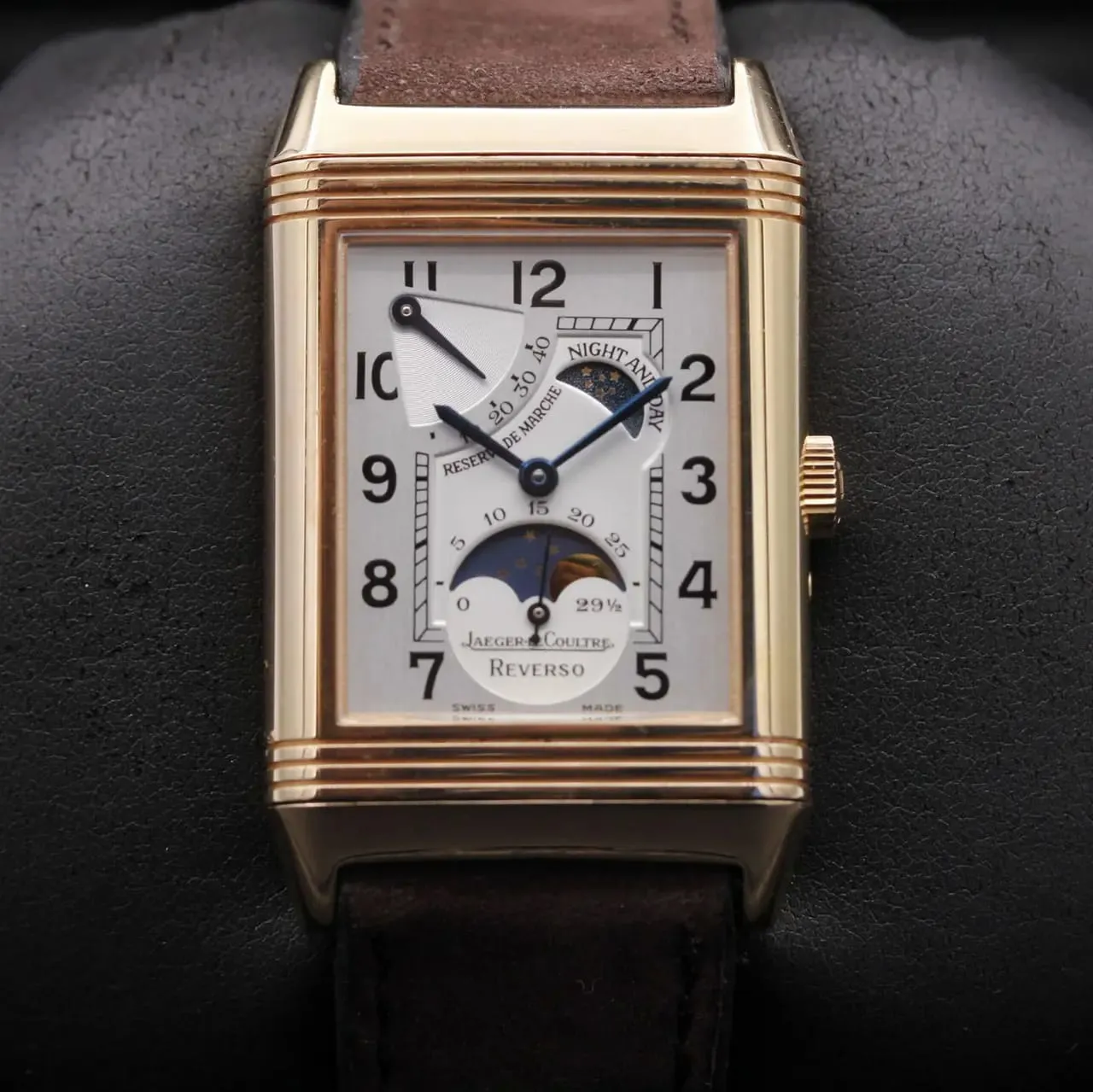 Jaeger-LeCoultre Reverso 270.2.63 42mm Rose gold Silver