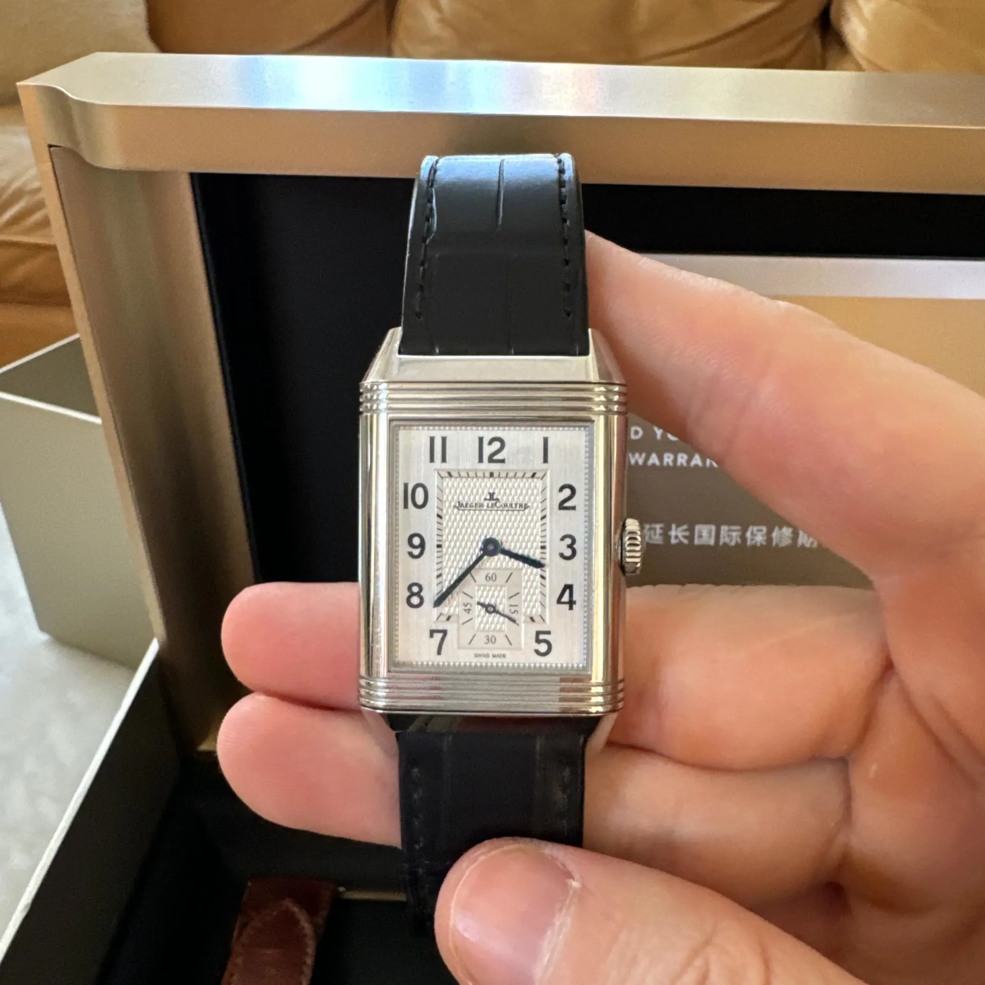 Jaeger-LeCoultre Reverso Classic 3848422 28.3mm Stainless steel Silver