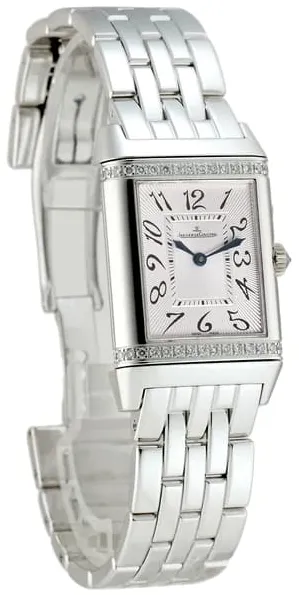 Jaeger-LeCoultre Reverso Duetto Q2693120 25mm White gold Silver 1