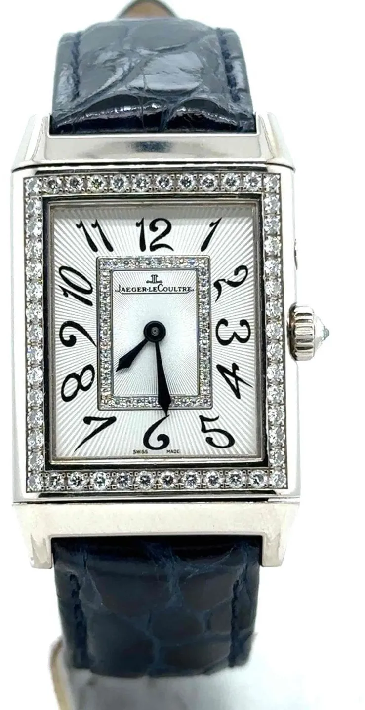 Jaeger-LeCoultre Reverso Duetto Q2693401 26mm White gold Silver