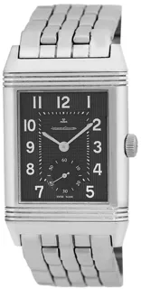 Jaeger-LeCoultre Grande Reverso Q3738170 Stainless steel Black