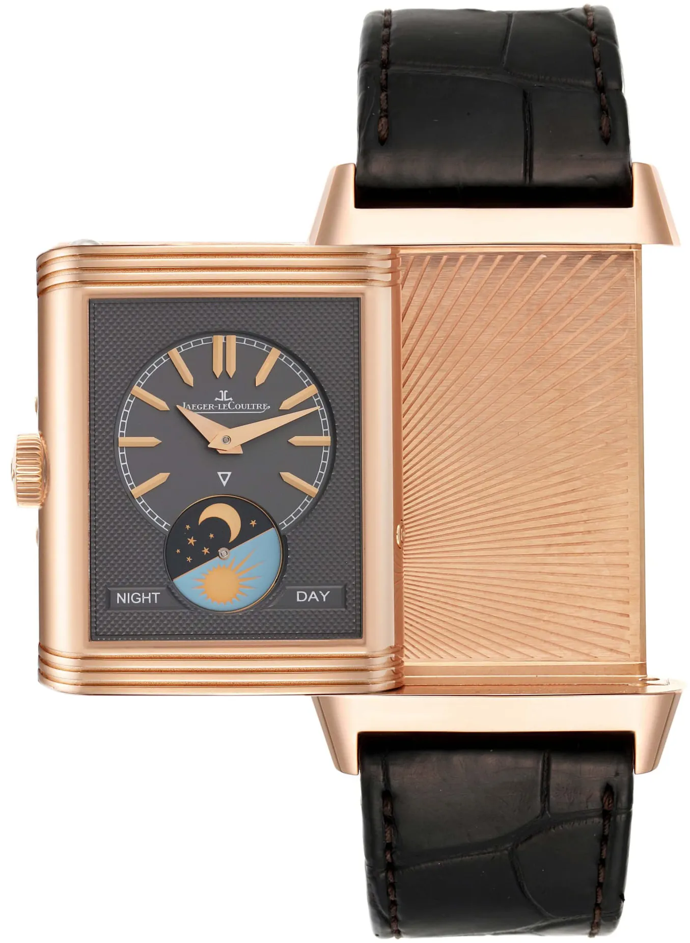 Jaeger-LeCoultre Reverso Tribute 3912420 29.9mm Rose gold Silver 4