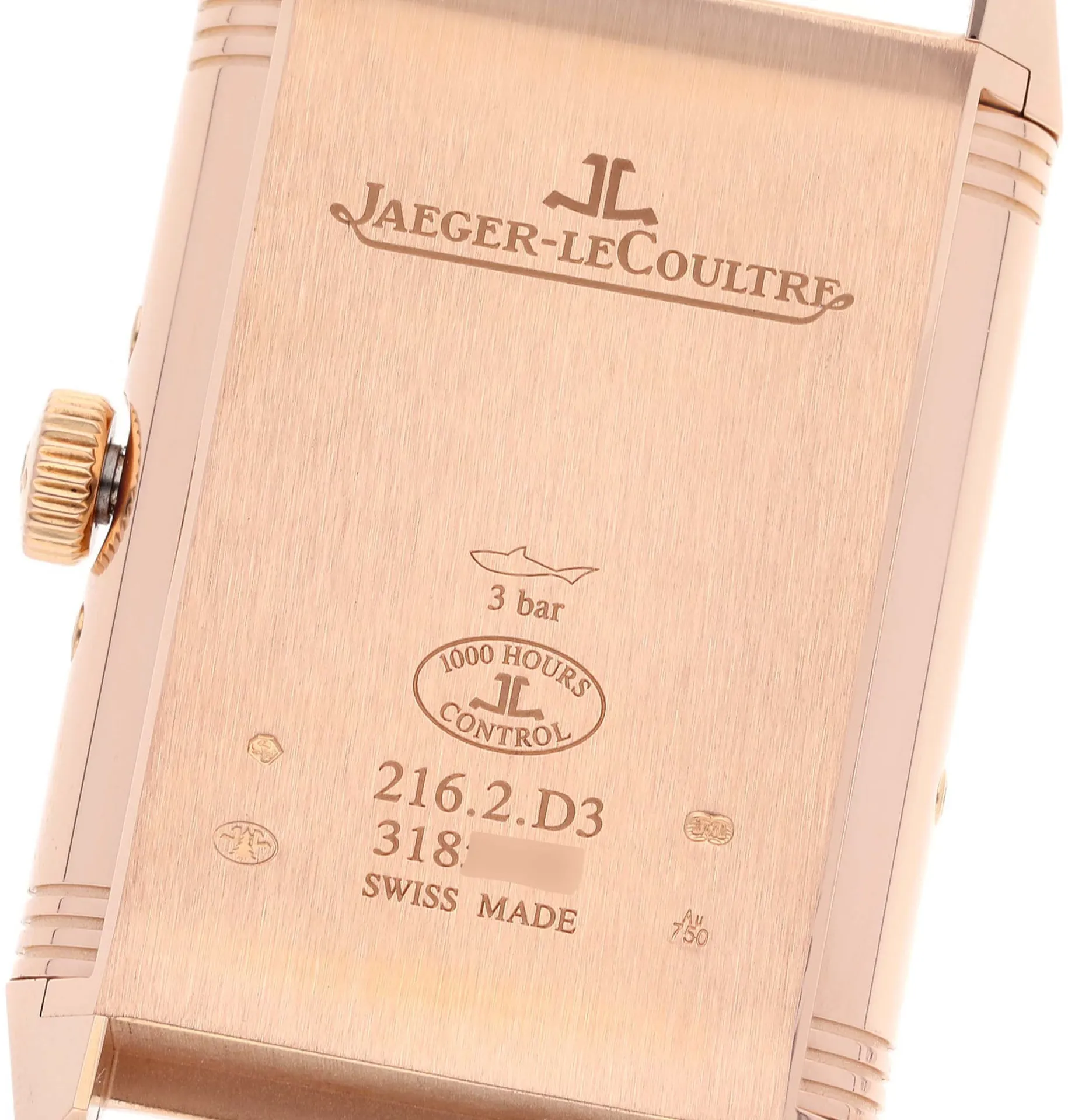 Jaeger-LeCoultre Reverso Tribute 3912420 29.9mm Rose gold Silver 5