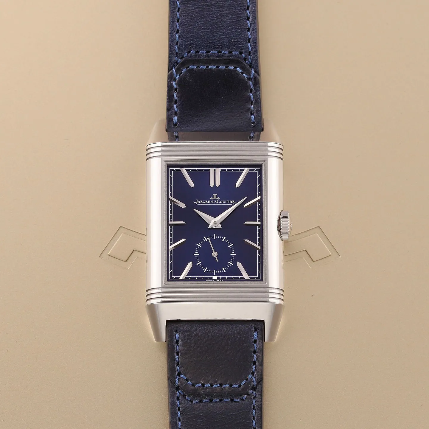 Jaeger-LeCoultre Reverso Tribute 3988482 28.3mm Stainless steel Blue