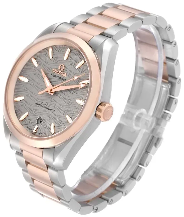 Omega Aqua Terra 220.20.38.20.06.001 38mm Rose gold Gray 1