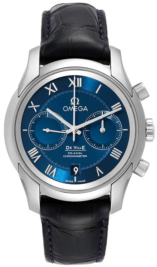 Omega De Ville Co-Axial 431.13.42.51.03.001 42mm Stainless steel Blue