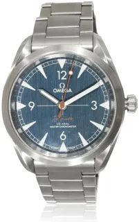 Omega Railmaster 220.10.40.20.03.001 Stainless steel Blue