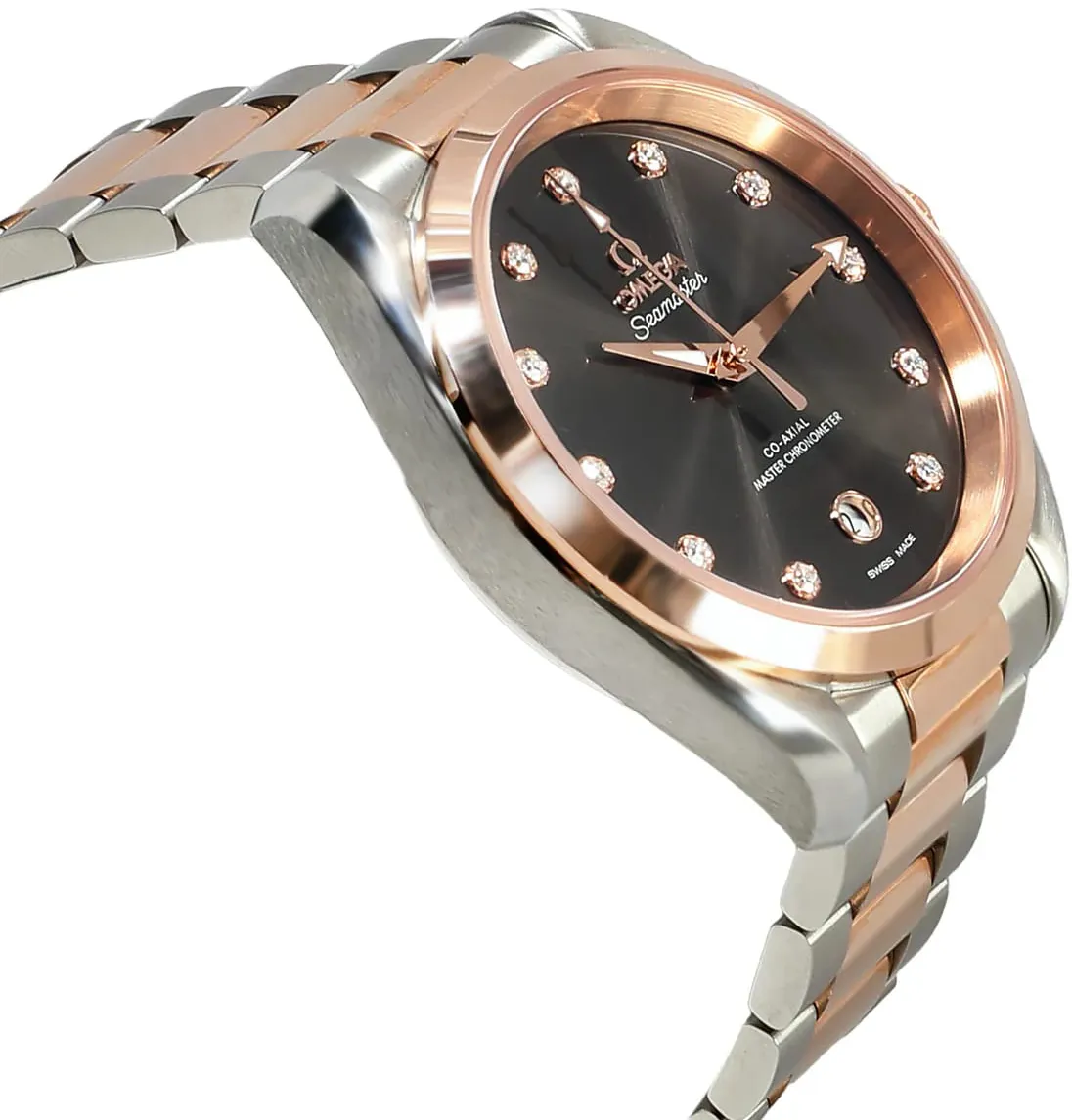 Omega Aqua Terra 220.20.38.20.56.001 38mm Rose gold Gray 1